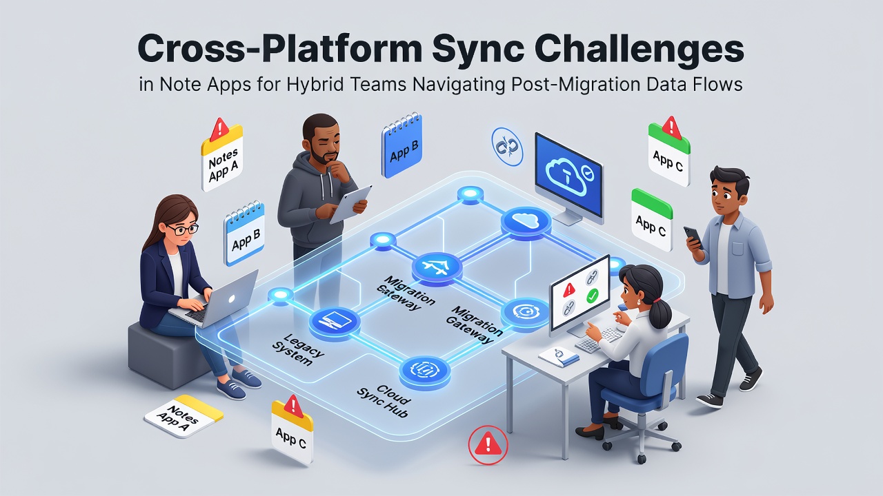 Cross-Platform Sync Challenges in Note Apps for Hybrid Teams Navigating Post-Migration Data Flows