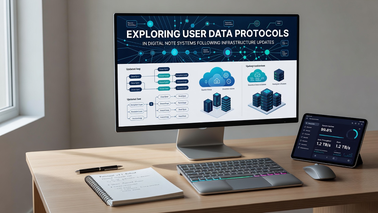 Exploring User Data Protocols in Digital Note Systems Following Infrastructure Updates