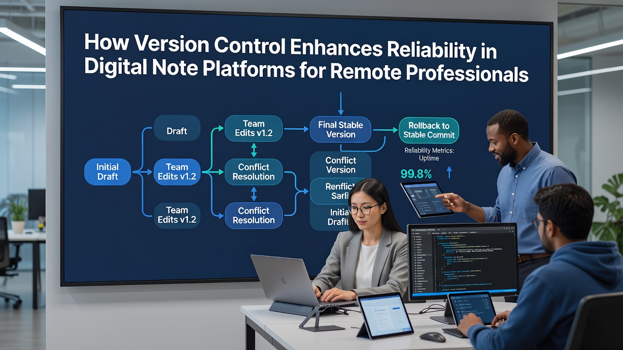 How Version Control Enhances Reliability in Digital Note Platforms for Remote Professionals